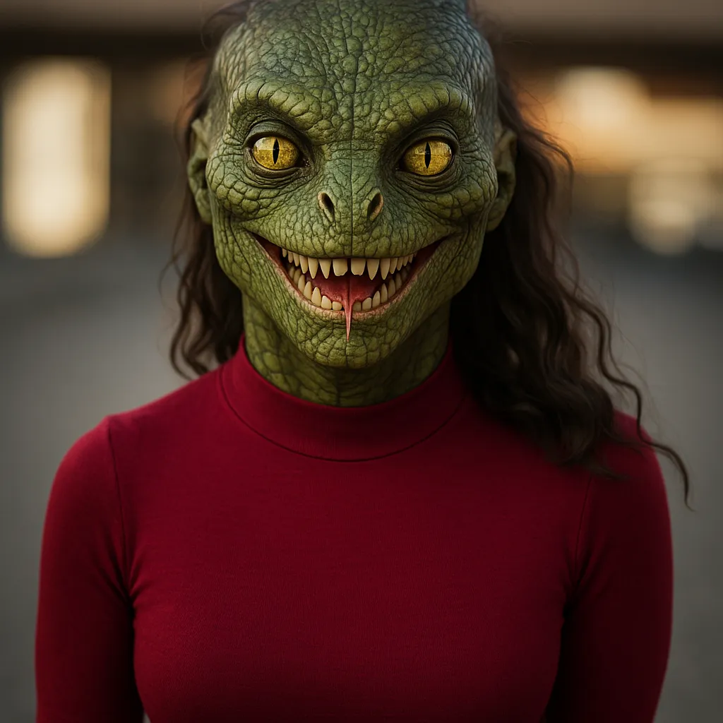 Make me a lizard person